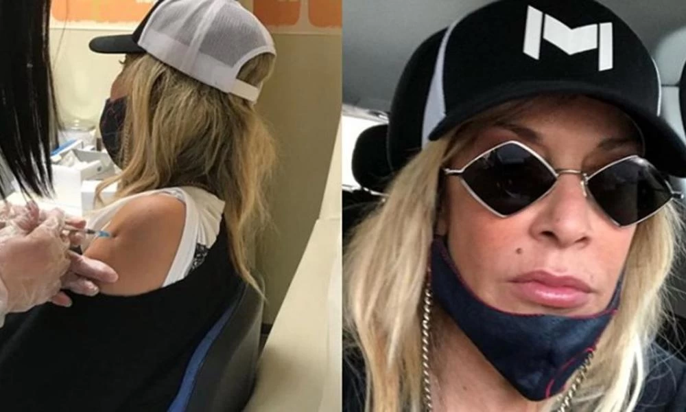 Η Αννα Βίσση έκανε το εμβόλιο για τον κορονοϊό